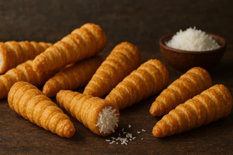 Canudinhos de Coco