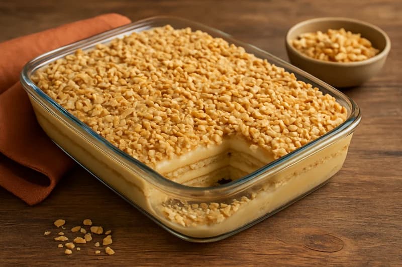 Pavê de Amendoim Delicioso