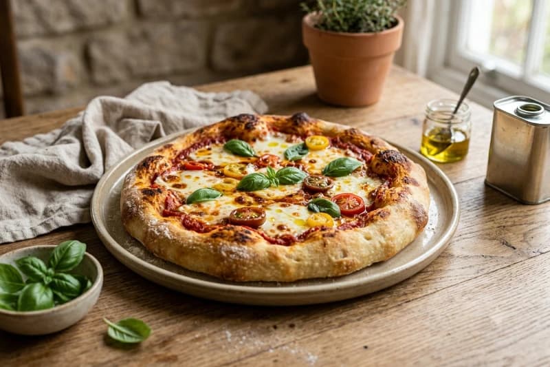 Massa de Pizza Caseira Fofinha