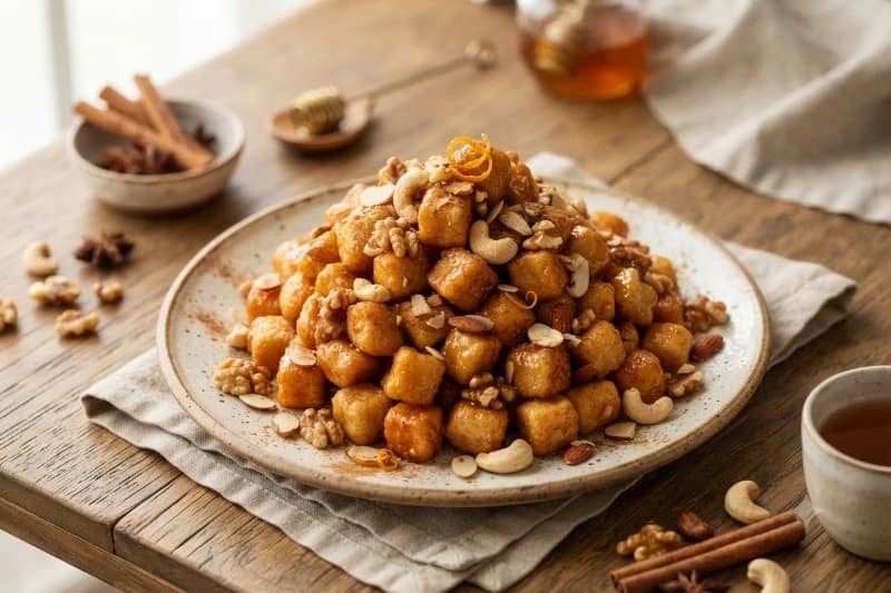 Struffoli de Rabanada