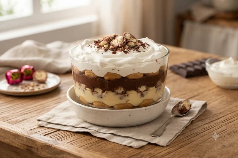 Pavê Sonho de Valsa com Chocolate Amargo
