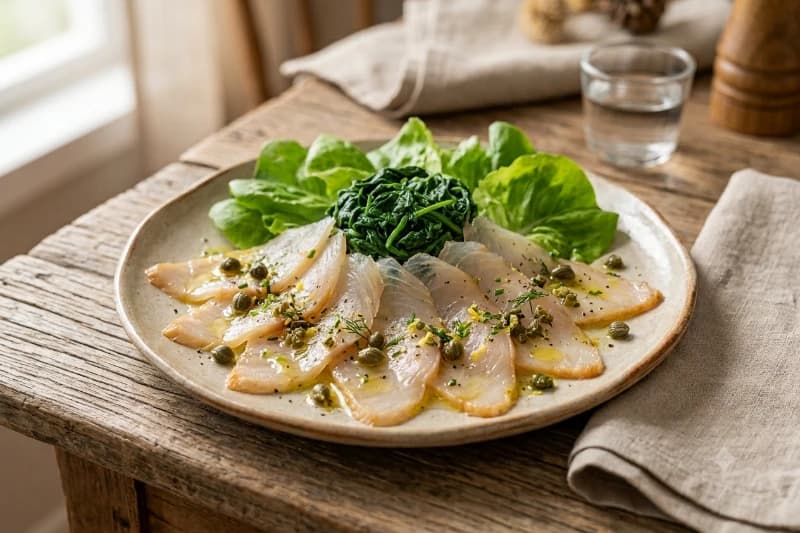 Carpaccio de Haddock Defumado