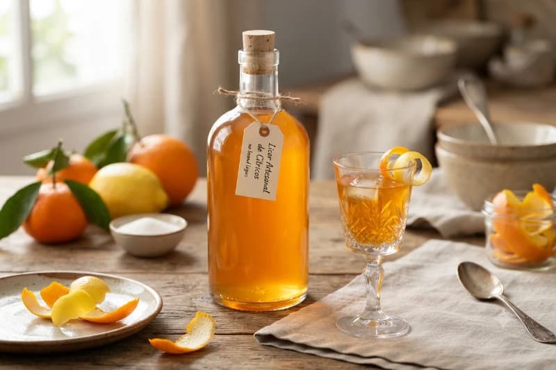 Licor Artesanal de Cítricos